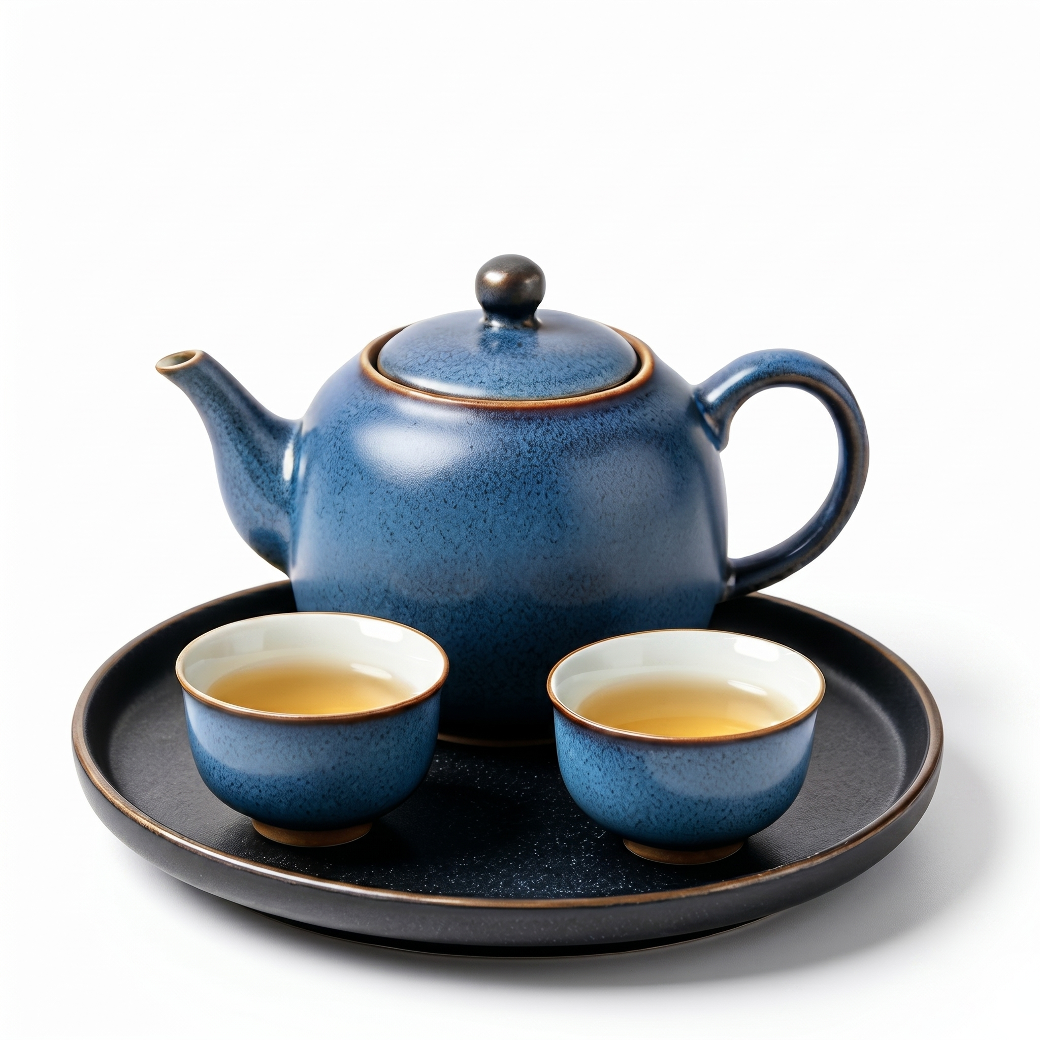 Speckled Cobalt Ceramic Tea Set
