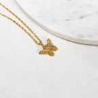 Butterfly Glow Pendant Necklace
