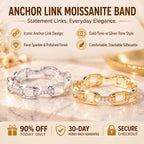 Linked Elegance with a Touch of Moissanite Sparkle — product overview