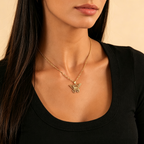 Butterfly Glow Pendant Necklace