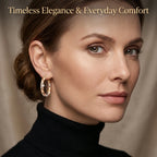 🔥 LAST DAY 90% OFF : The Minimalist "Weightless 14K" Everyday Hoops