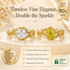 🔥 LAST DAY 90% OFF : The Vintage "Secret Garden" Cushion-Cut Moissanite Ring