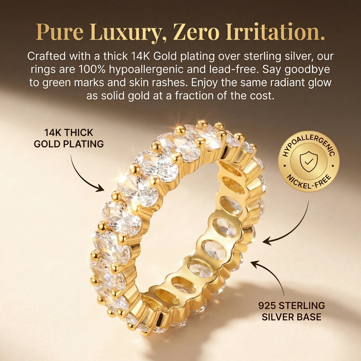 🔥 90% OFF TODAY: Flawless Eternity Band – The Everyday Luxury You Deserve ✨✨