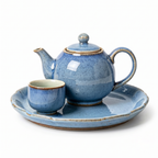 Speckled Sky Ceramic Solo Tea Set