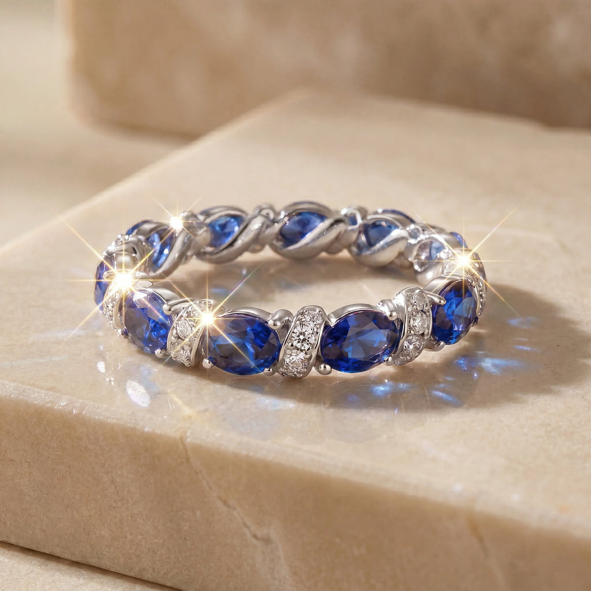 🔥 LAST DAY 90% OFF : Elevate Your Everyday with the Handcrafted Twisted Eternity Lab-Grown Gemstone Ring