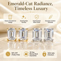 🔥 LAST DAY 90% OFF: The Premium Step-Cut Moissanite Studs (Passes Diamond Tester!)
