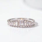 Graduated Baguette Moissanite Band — SKU1