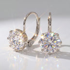 A Classic Solitaire Drop with a Leverback Closure — color option two