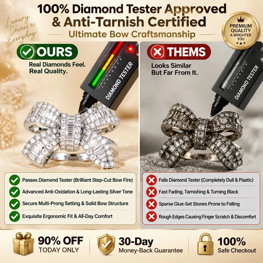 Bow ring product comparison graphic