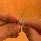 🔥 LAST DAY 90% OFF | Heartfelt Round-Wrap Moissanite Ring – Romantic Curves & Everyday Sparkle