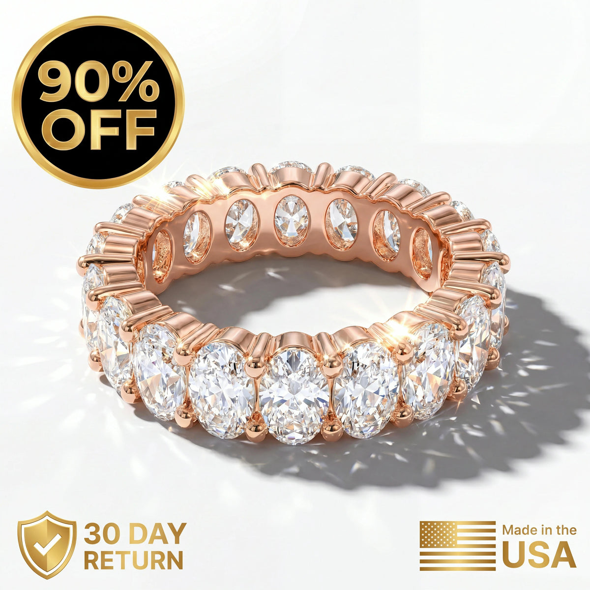 🔥 90% OFF TODAY: Flawless Eternity Band – The Everyday Luxury You Deserve ✨✨