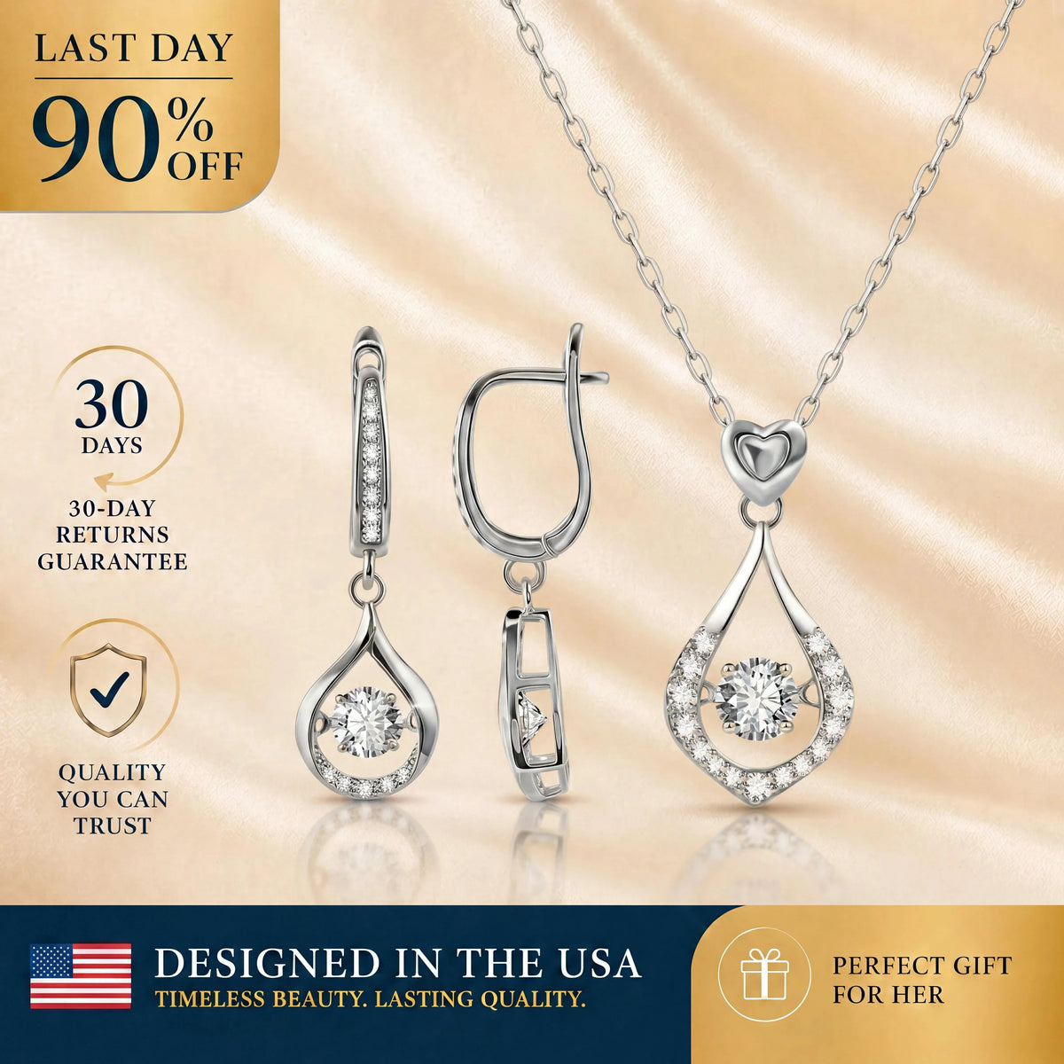 🔥🔥 90% OFF TODAY: 1-Carat "Dancing" Moissanite Earrings – The Pure S925 Comfort & Sparkle You Deserve 💖