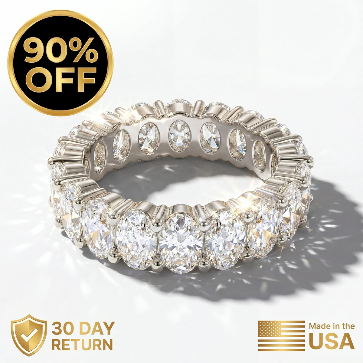 🔥 90% OFF TODAY: Flawless Eternity Band – The Everyday Luxury You Deserve ✨