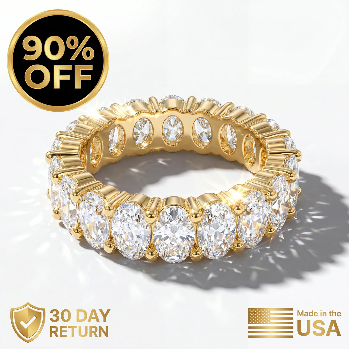 🔥 90% OFF TODAY: Flawless Eternity Band – The Everyday Luxury You Deserve ✨✨