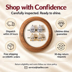 Taelleo earrings support: dispatch, lifetime shine guarantee, shipping threshold and return requests
