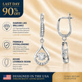 🔥🔥 90% OFF TODAY: 1-Carat "Dancing" Moissanite Earrings – The Pure S925 Comfort & Sparkle You Deserve 💖